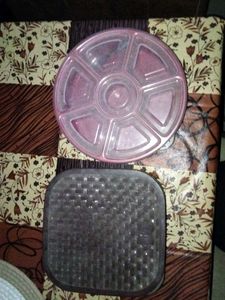 ( Set Of 2 ) Plastic Spice Containers.