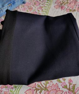 Navy blue &amp; black formal dress