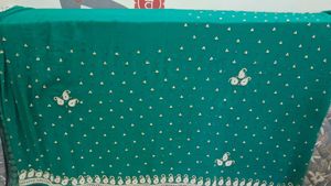 Elegant Green Saree