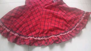 TRENDY Red and Black checks Tunic