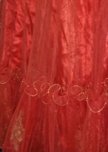 Elegant Maroon Embellished Dress