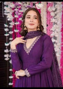 Elegant Purple Kurta Set