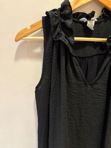 H&amp;M Elegant Ruffle Neck Top