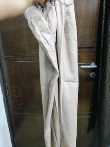 Nude Coloured Straight Pants