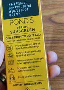 SUPER OFFER ON PONDS SERUM SUNSCREEN 🥳🎉
