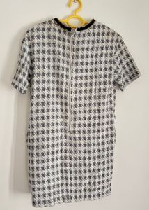 Korean Plaid Winter Dress
