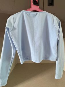 Cute Blue Crop Top