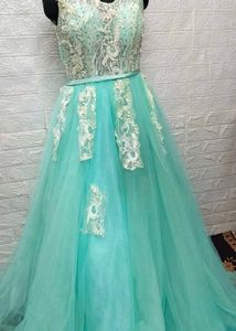 6 Layers Blue Princess Dress/ Ball Gown/ Wedding
