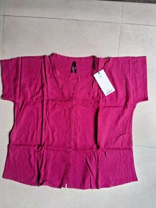 Sztori Plus Size Solid Shirt Style Top