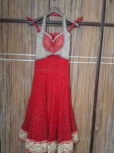 Halter Neck Red Long Dress