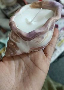 Seashell Candle