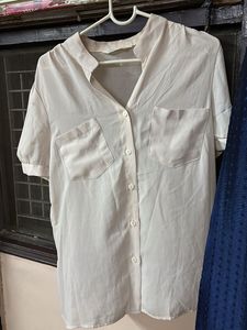 Beige Sheer Shirt
