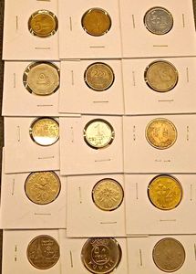 Foreign Coin Collection (15 Pcs)