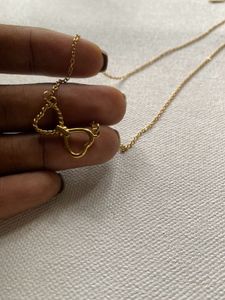 Anti Tarnish Stainless Steel Infinity Necklace