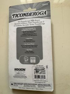 Ticonderoga Erasers - 3 Pack
