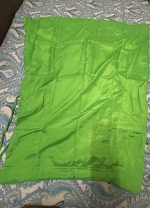 Elegant Pink &amp; Green Saree