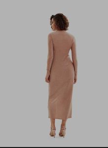 Lurex Bodycon red Carpet Dress