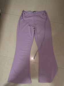 Never Used Flared Legged Trendy Lavender Trousers