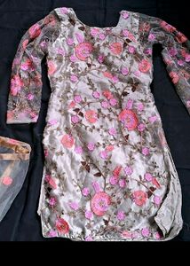 3 Piece Set Kurta,sharara & Dupatta