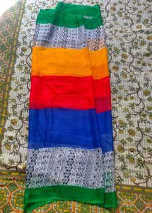 Suit Materials 2 sets of tops, pants and dupattas