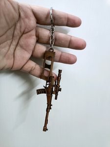 PUBG GUN Design Keychain