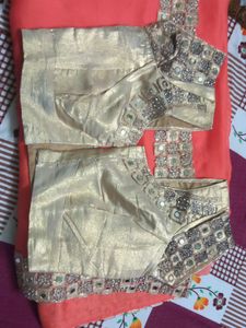 Heavy saree With Blouse