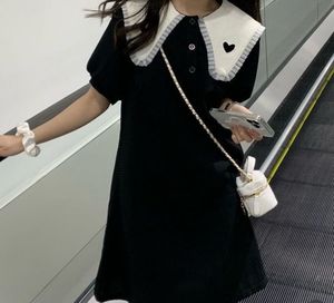 Korean Cute Black Dress