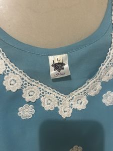 Elegant Blue Embroidered Kurta🫶❤️
