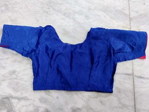 Silk Neavy Blue Colour Blouse