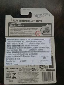 Hot Wheels Alfa Romeo Giulia