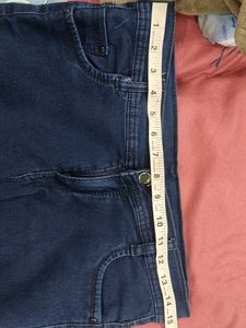 Dark Blue Capri Jeans