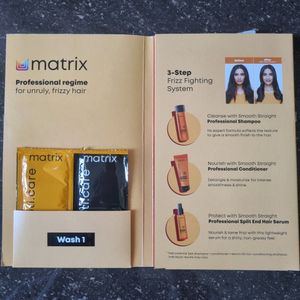 Matrix Shampoo &amp; Conditioner Sample Sachet 3x