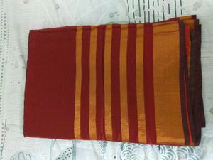 Elegant Maroon Saree