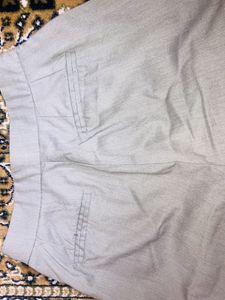 Flared Grey Trouser