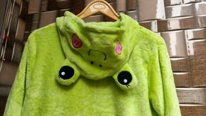 Fun Green woolen jumpsuit for women&#39;s