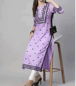 Elegant Lavender Kurta