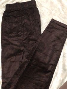Brown Velvety Jeans