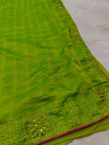 Saree With Blouse 💚
