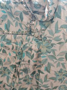 Light Green Short Kurtis With Pant