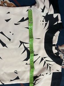White Top With Black Design