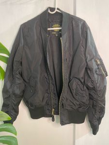 Black Bomber Jacket
