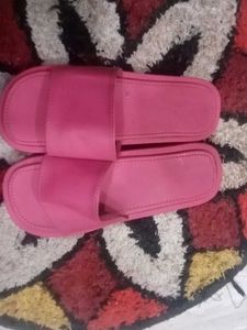 Pink Slip-On Sandals