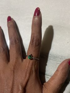 Green Gemstone Ring