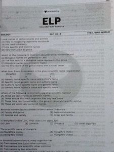 Unacademy NEET UG Practice Sheets