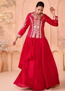 Elegant Pink Embroidered Kurta Top