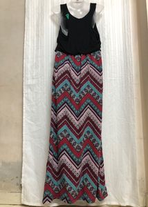 Bobbie &amp; Brooks Multi Colour Maxi Dress