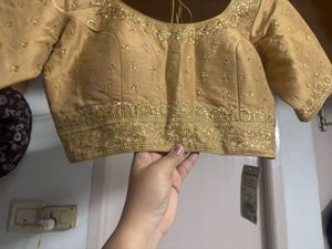 🆕 Cutout Designer Back Blouse