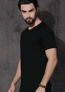 Classic Black Crew Neck Tee