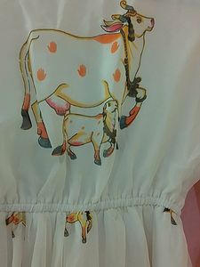 printed long kurti