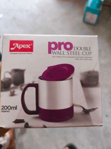 Apex Pro Double Wall Steel Cup - 200ml